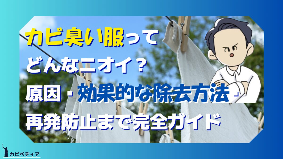 カビ臭い服ってどんなニオイ？